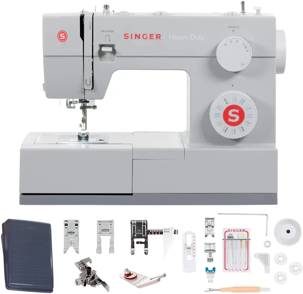 Heavy-Duty 4423 High-Speed Sewing Machine Includes Accessory Kit 97 Stitches One-Step Buttonhole wourant