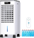Windowless Portable Air Conditioners Evaporative Air Cooler 3 Modes & 3 Speeds 12H Timer wourant