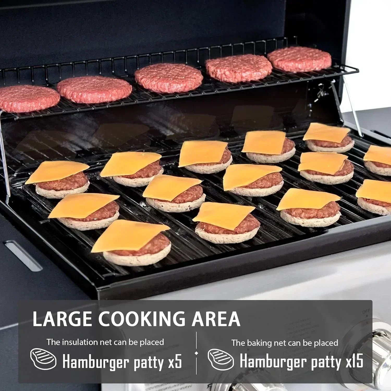 3 Burner BBQ Propane Gas Grill Stainless Steel 30,000 BTU Patio Garden Barbecue Grill wourant