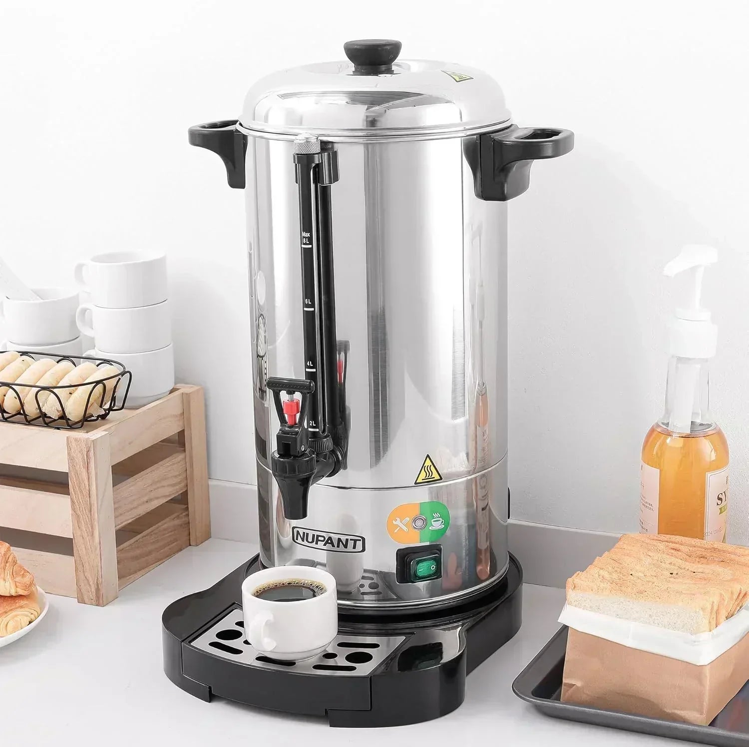 Commercial coffee maker 15 liters 304 stainless steel wourant