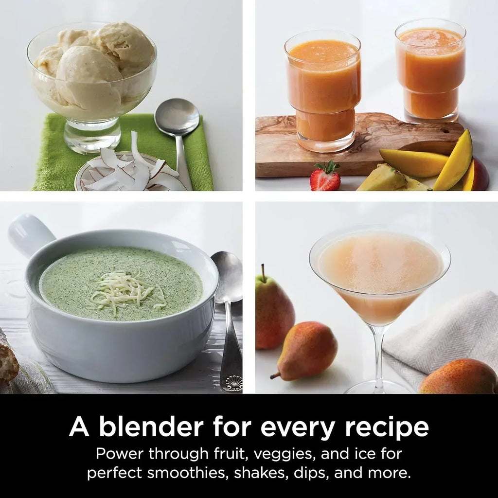Ninja BL610 Professional 72 Oz Countertop Blender 1000-Watt Base Total Crushing Technology wourant