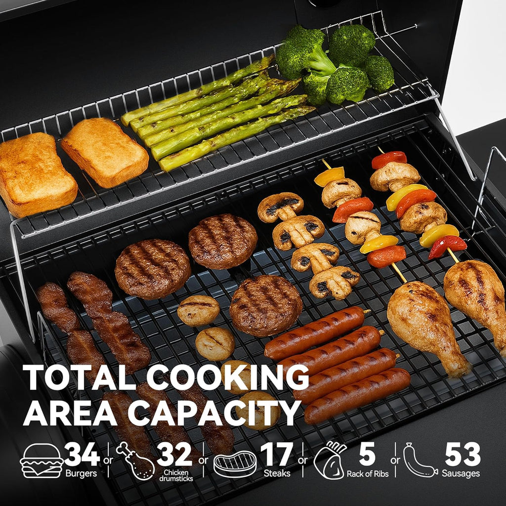 Royal Gourmet CC1830S BBQ Charcoal Grill and Offset Smoker wourant