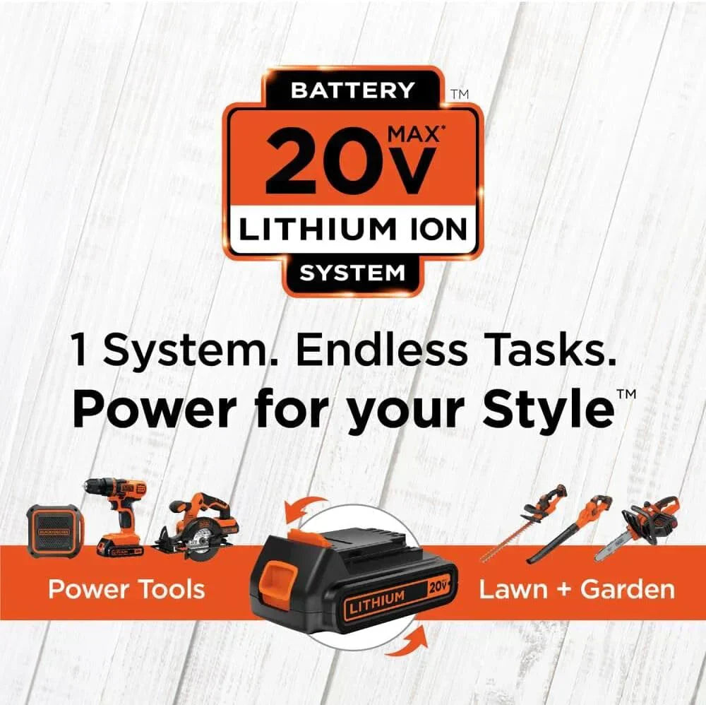 BLACK+DECKER 20V MAX POWERCONNECT Power Drill Cordless Drill Driver Electric Screwdriver wourant