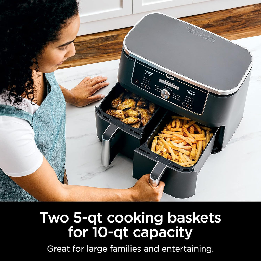 Ninja Foodi 6-in-1 FlexBasket Air Fryer with 7-Quart MegaZone and Basket Divider wourant