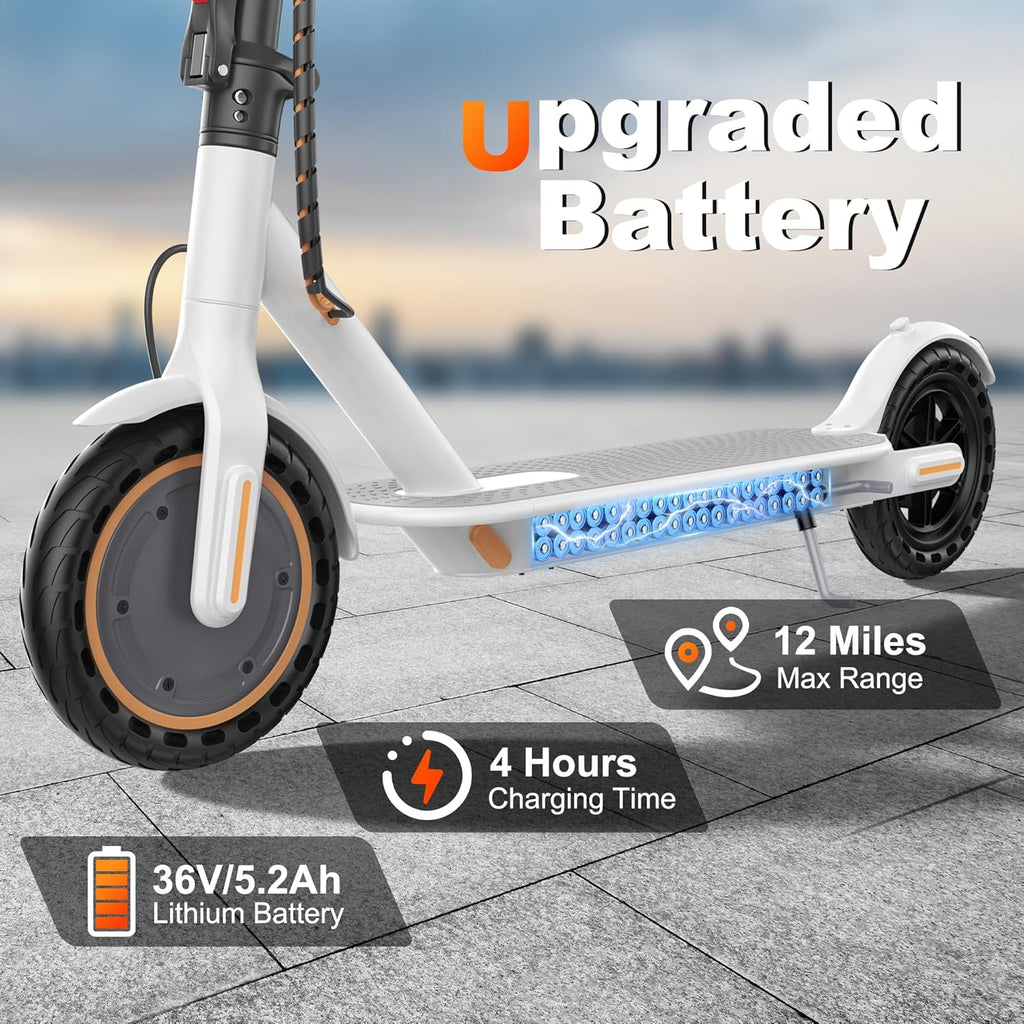 Electric Scooter, 350W/500W Motor, Top Speed 19/22 mph, Max 16/23/28Miles Ranges, Foldable E Scooter for Adults wourant