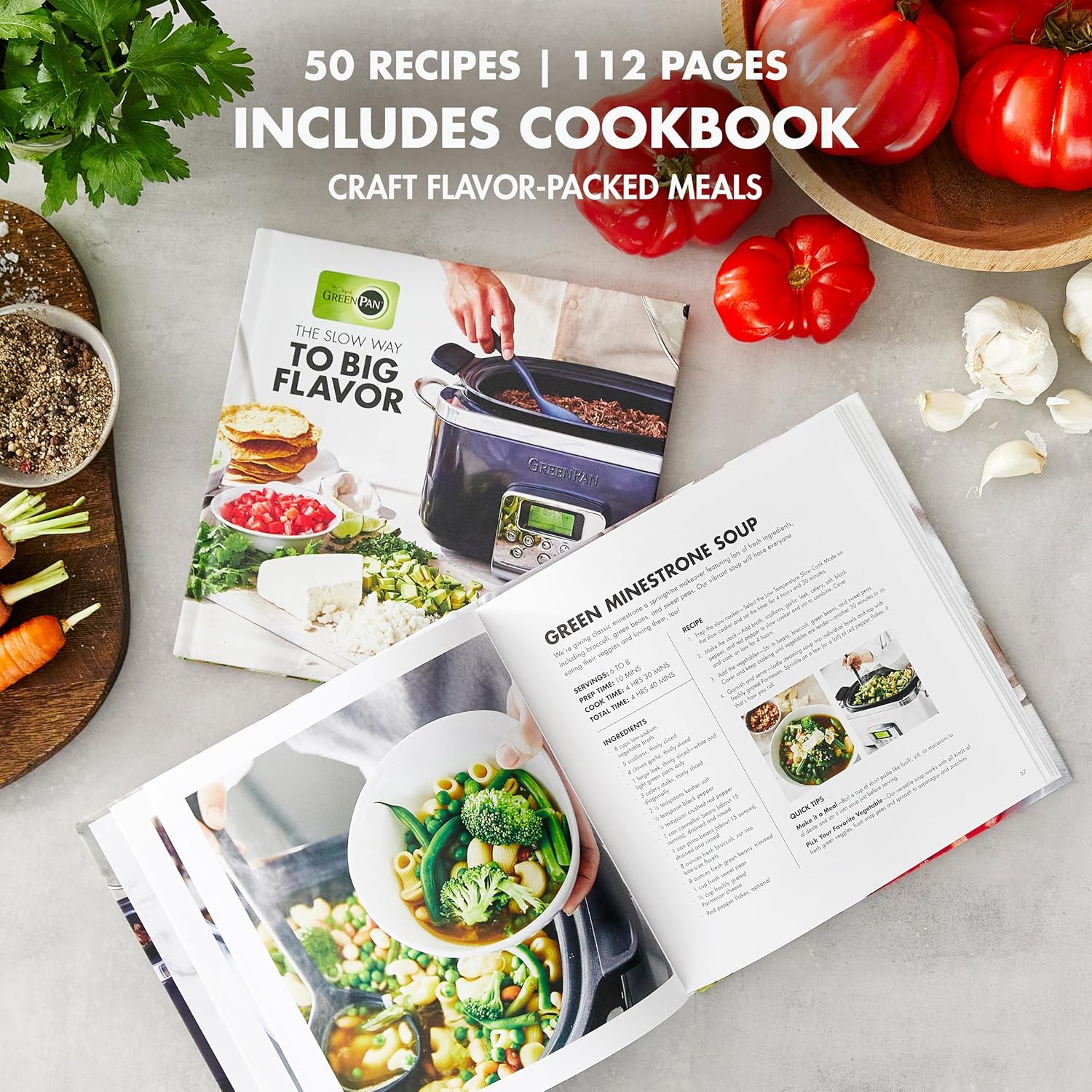 8-in-1 Programmable 6QT Electric Slow Cooker with Dishwasher-Safe Lid and Removable Base wourant