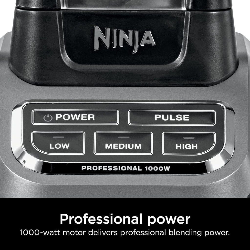 Ninja BL610 Professional 72 Oz Countertop Blender with 1000-Watt Base and Total Crushing Technology for-Smoothies, Ice and Frozen Fruit, Black wourant