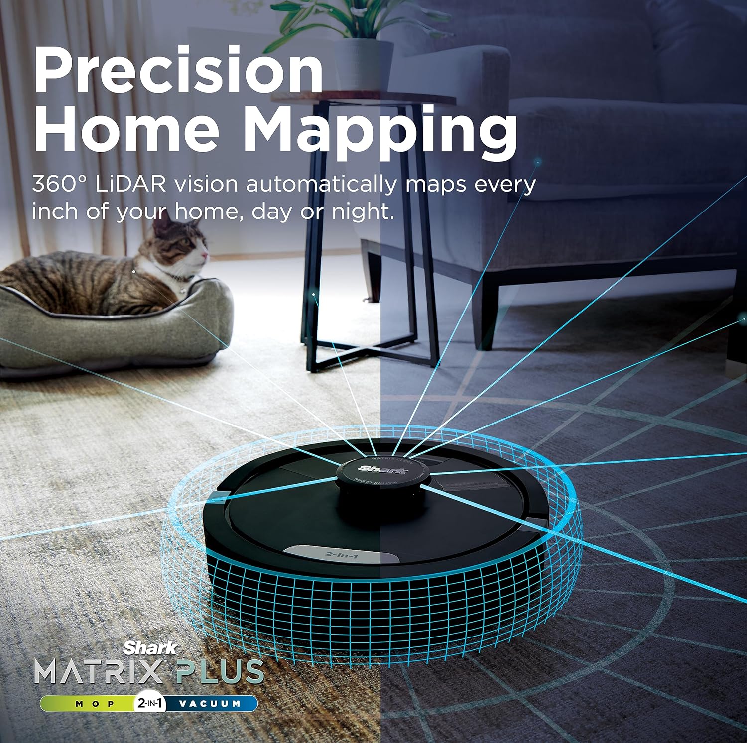 AI Robot Vacuum with XL HEPA Self-Empty Base, Bagless, 60-Day Capacity, LIDAR Navigation, Perfect for Pet Hair, Compatible with Alexa, Wi-Fi Connected, Carpet & Hard Floor, Black wourant