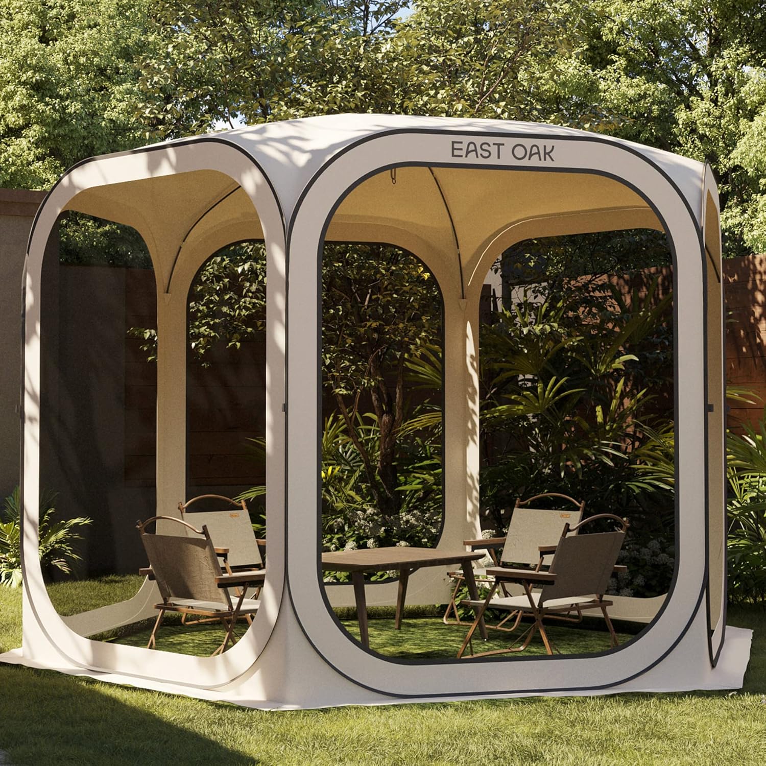 East Oak Screen House Tent Pop-Up, Portable Screen Room Canopy Instant Screen Tent wourant