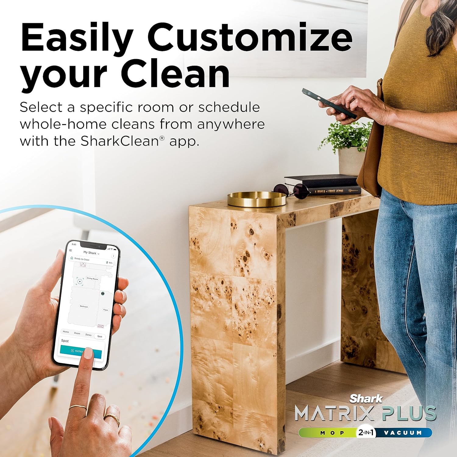 Robotic vacuum cleaner Voice Control Robot Vacuum with Matrix Clean Navigation, Home Mapping, 60-Day Capacity, XL Self-Empty Base for Homes with Pets, Carpet & Hard Floors wourant