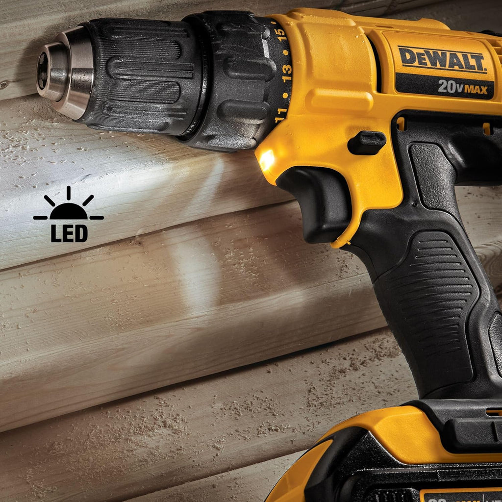 20V MAX Cordless Drill and Impact Driver, Power Tool Combo Kit with 2 Batteries and Charger wourant