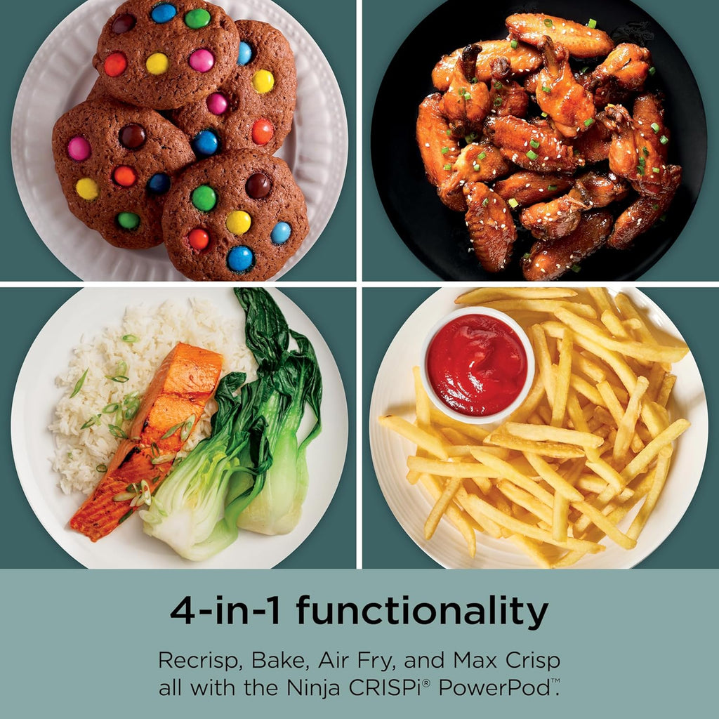 Ninja Crispi 4-in-1 Portable Glass Air Fryer Cooking System wourant