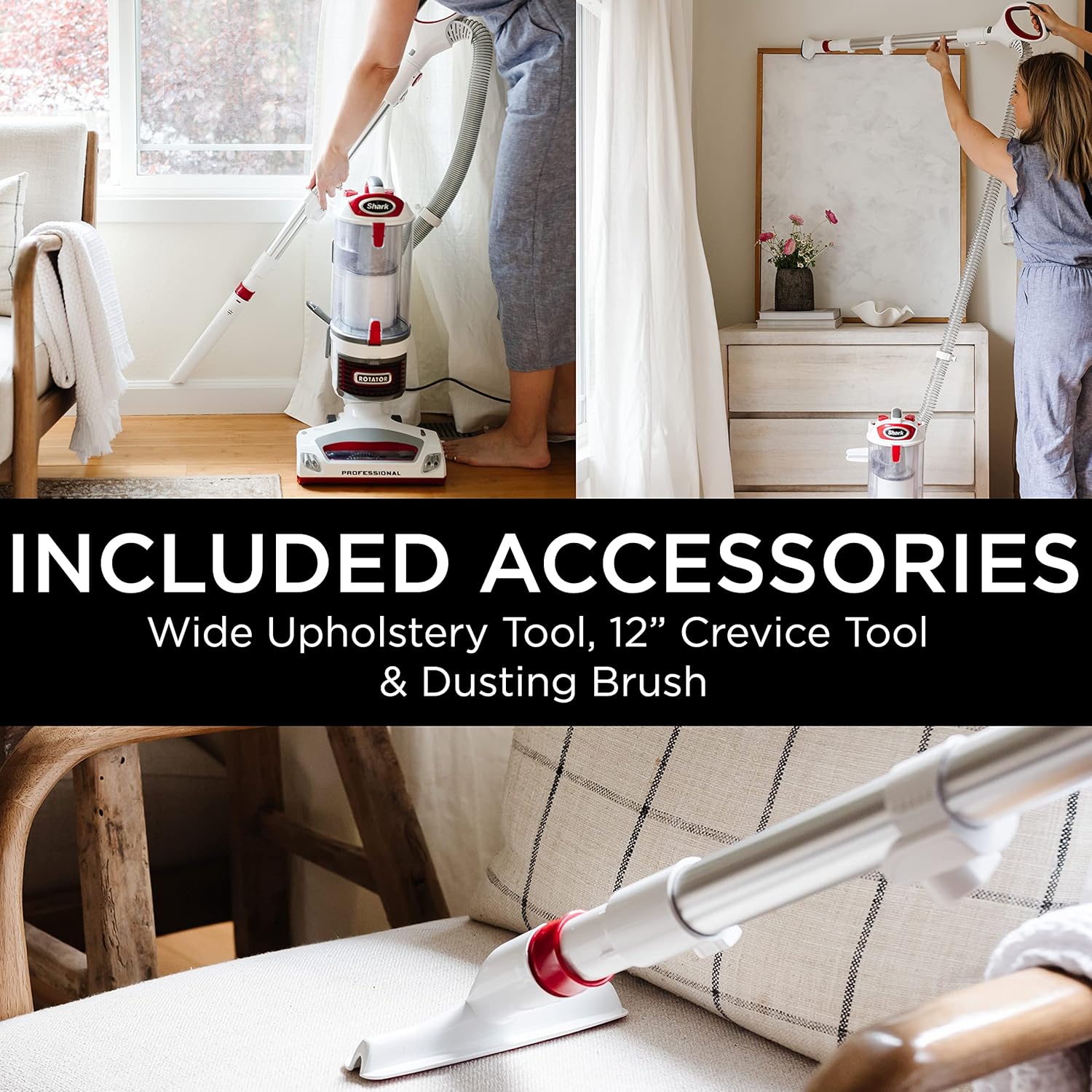 Upright Vacuum Navigator Lift-Away Deluxe with Large Dust Cup Capacity HEPA Filter Swivel Steering Upholstery Tool & Crevice Tool wourant