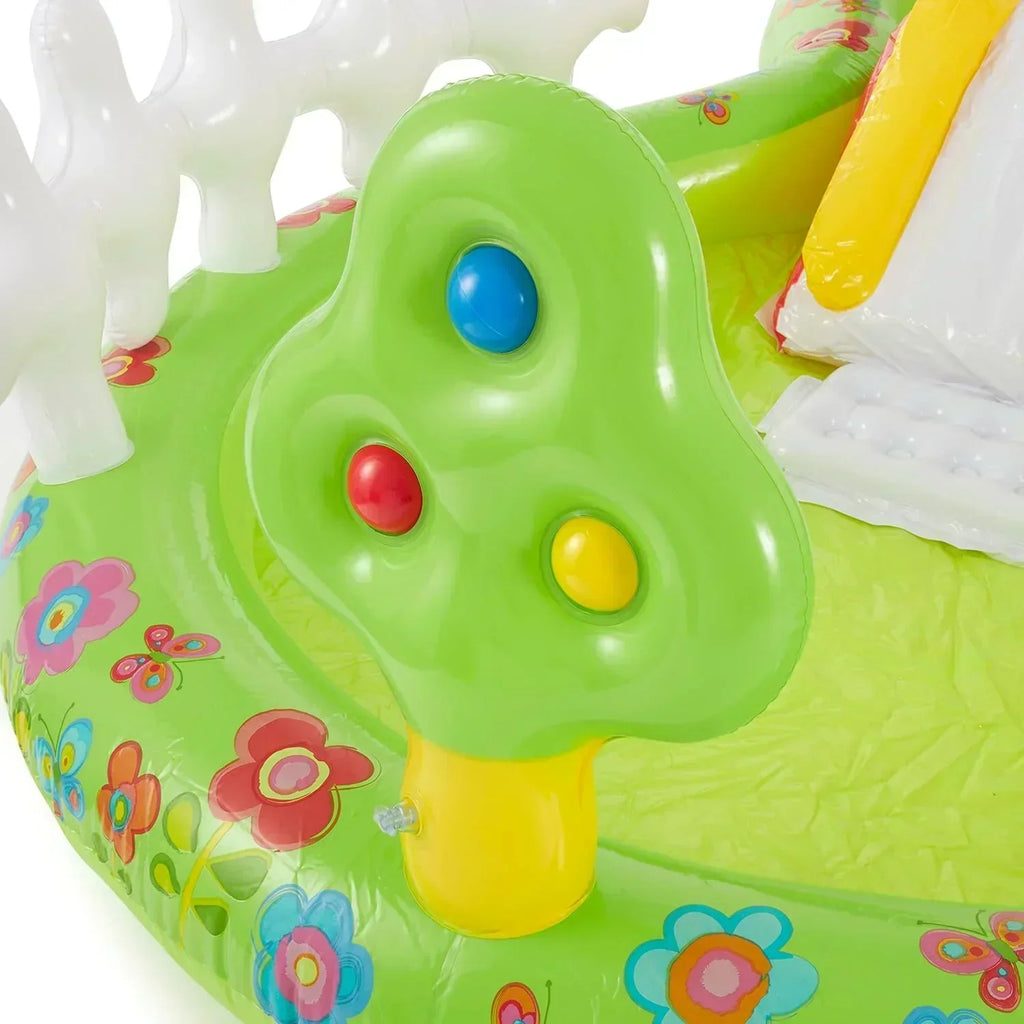 Intex 96" x 78" x 28" Inflatable Jungle Adventure Play Center Spray Kiddie Pool Water Slide wourant