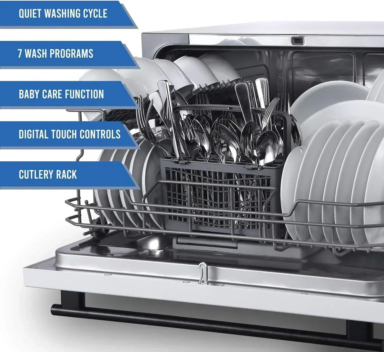 Farberware Compact 6-Station Dishwasher Portable Mini Countertop Dishwasher wourant