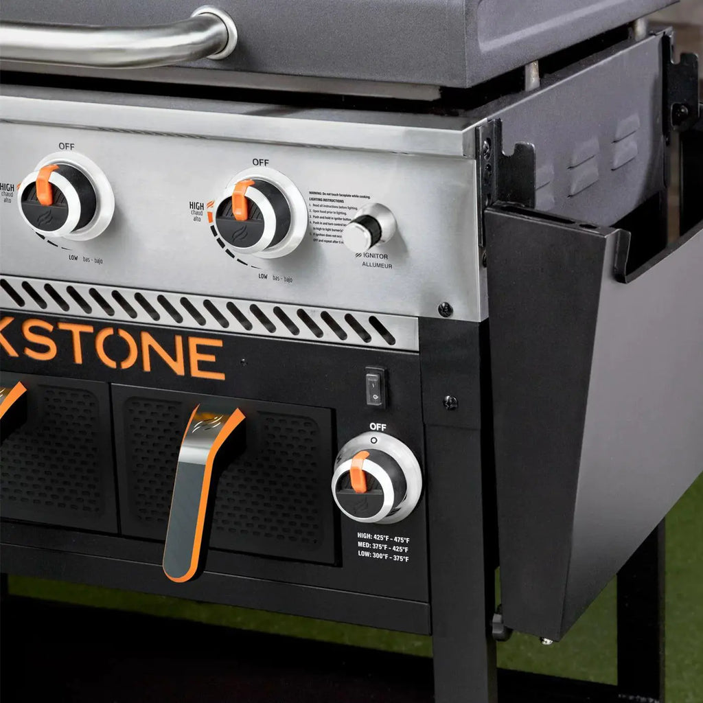 Clearance Sale Blackstone 2-Burner 28" Griddle with Electric Air Fryer and Hood wourant
