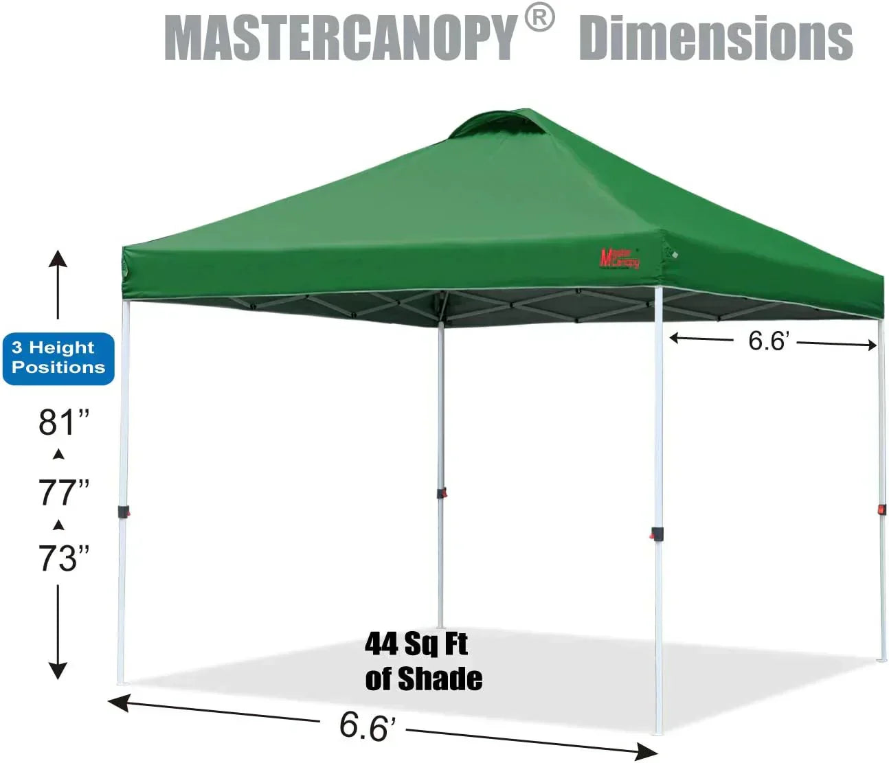 Durable Pop-up Canopy Tent with Roller Bag (10x10 Black) wourant