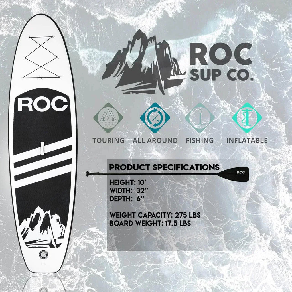 ROC inflatable stand-up paddle board high-quality SUP paddle board accessories wourant