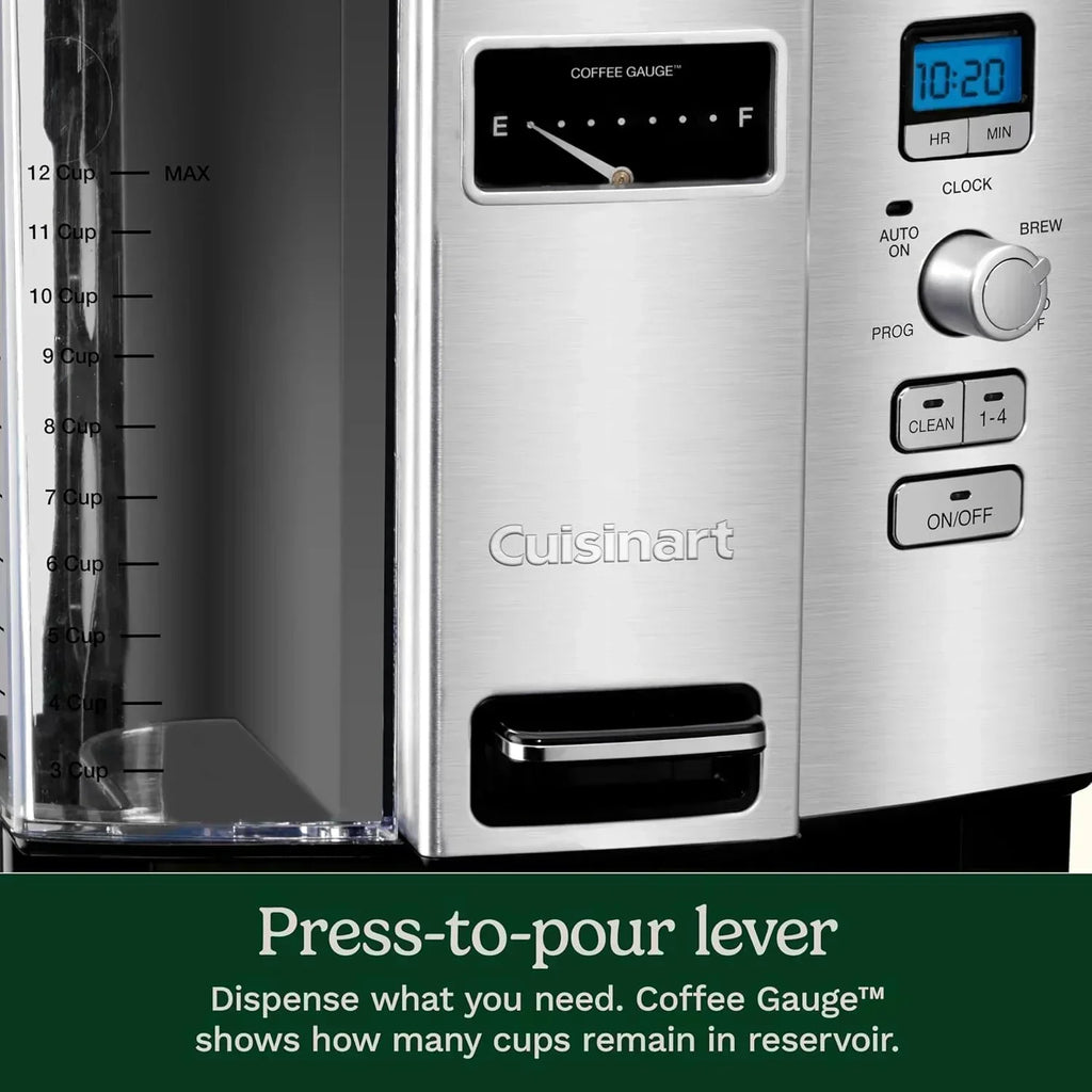 Cuisinart Coffee Maker 12 Cup Programmable Drip DCC-3000P1 wourant