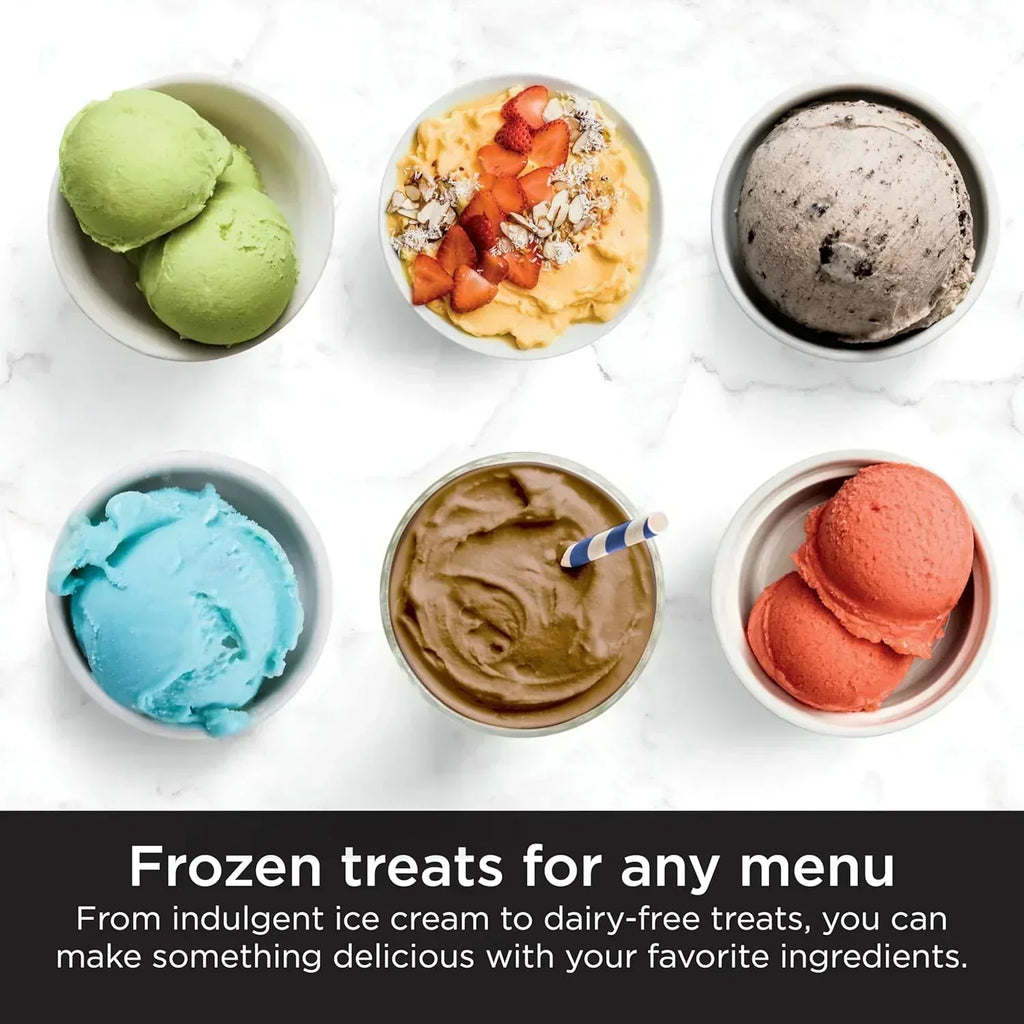 Ninja NC301 CREAMi Ice Cream Maker for Gelato Mix-ins Milkshakes Sorbet Smoothie Bowls More wourant