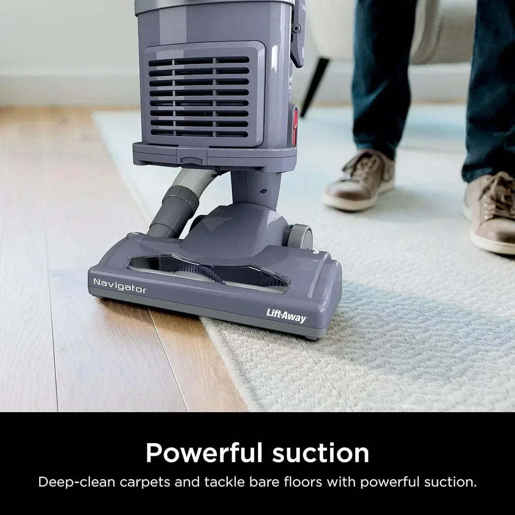 Upright Vacuum Navigator Lift-Away Deluxe Capacity HEPA Filter Swivel Steering Upholstery Tool wourant