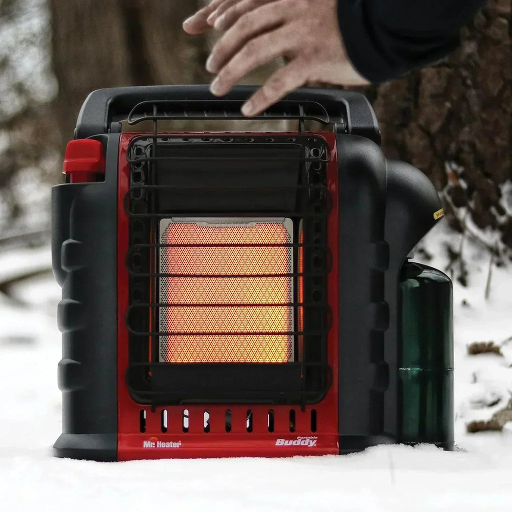 Portable Propane Radiant Heater 4000-9000 BTU for campers workshops patios and more wourant