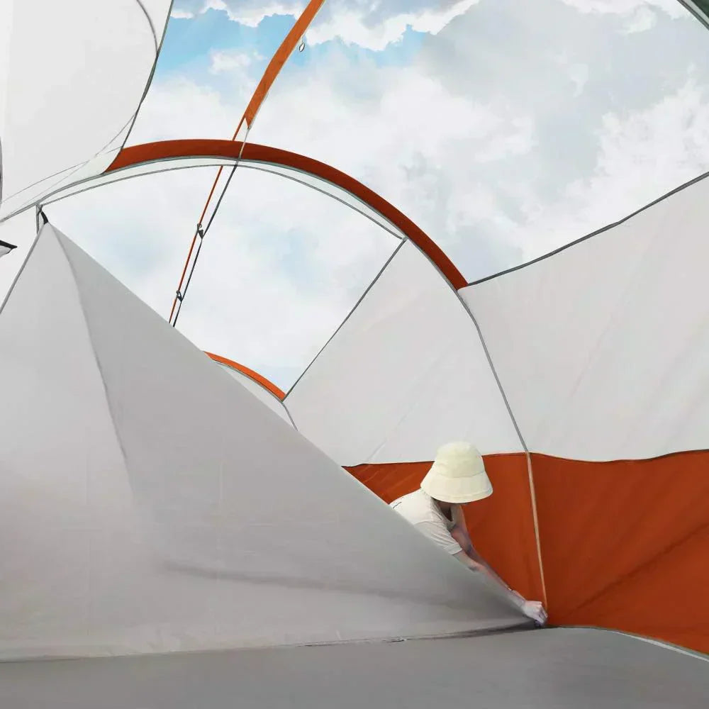 CAMPROS CP Tent 12-Person-Camping-Tents 3 Room Family Tents Waterproof Family Tent wourant