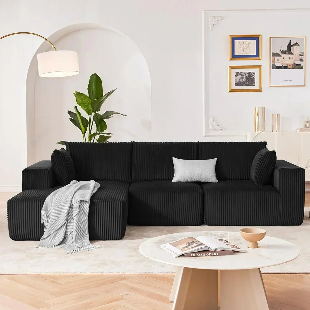 108 inch sectional sofa cloud sectional sofa with deep seat modern sectional L shaped sofa wourant