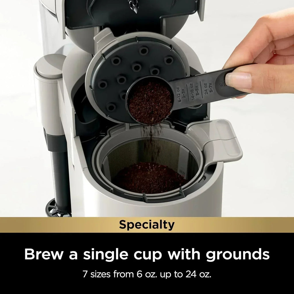 Ninja Single Serve Coffee Maker 56 oz Reservoir Stone wourant