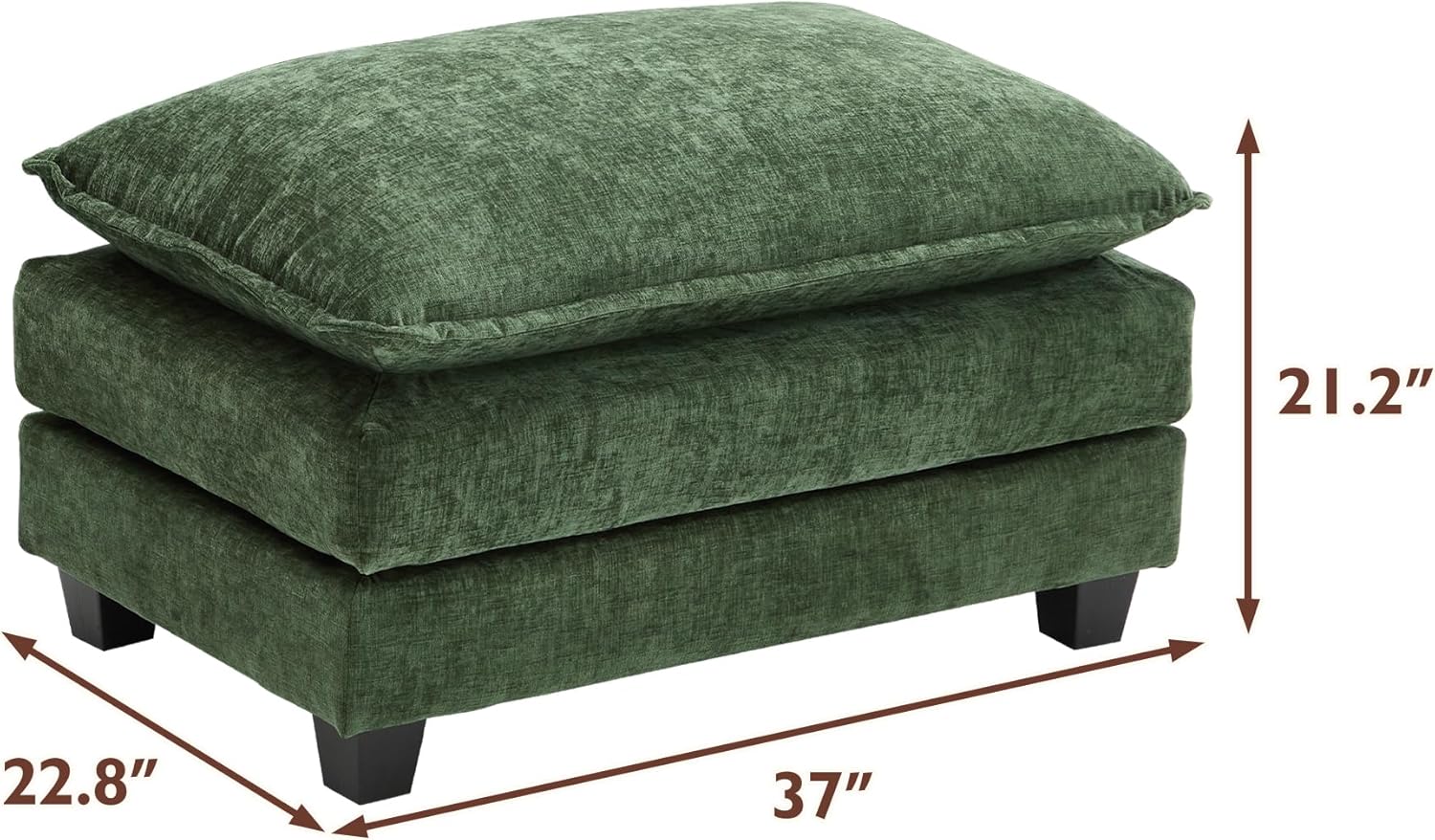 ihanherry 146-inch U-shaped modern sofa modular area cloud sofa wourant