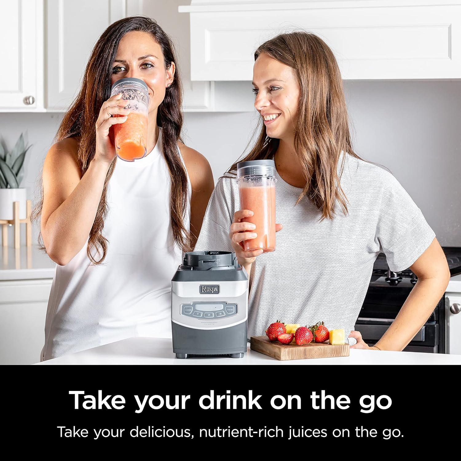 Ninja BL660 Professional Compact Smoothie and Food Processor Blender 1100W 3 Functions wourant