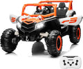 JOYRACER Kids Remote Control Car with 4 x 150W Motors Shock Absorbers Bluetooth MP3 Player wourant