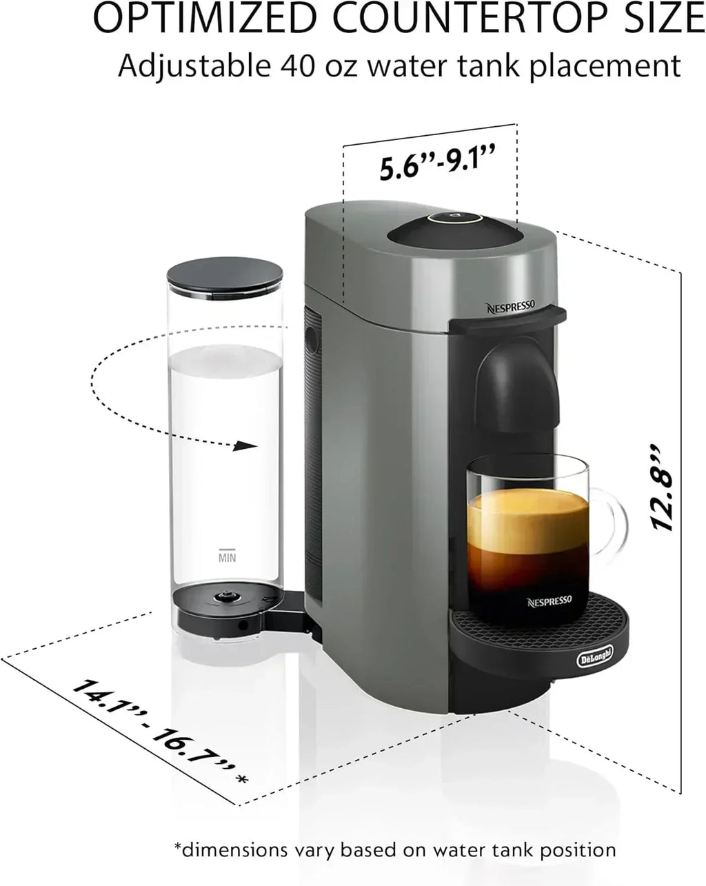 Nespresso Vertuo Plus Coffee and Espresso Maker by De'Longhi wourant