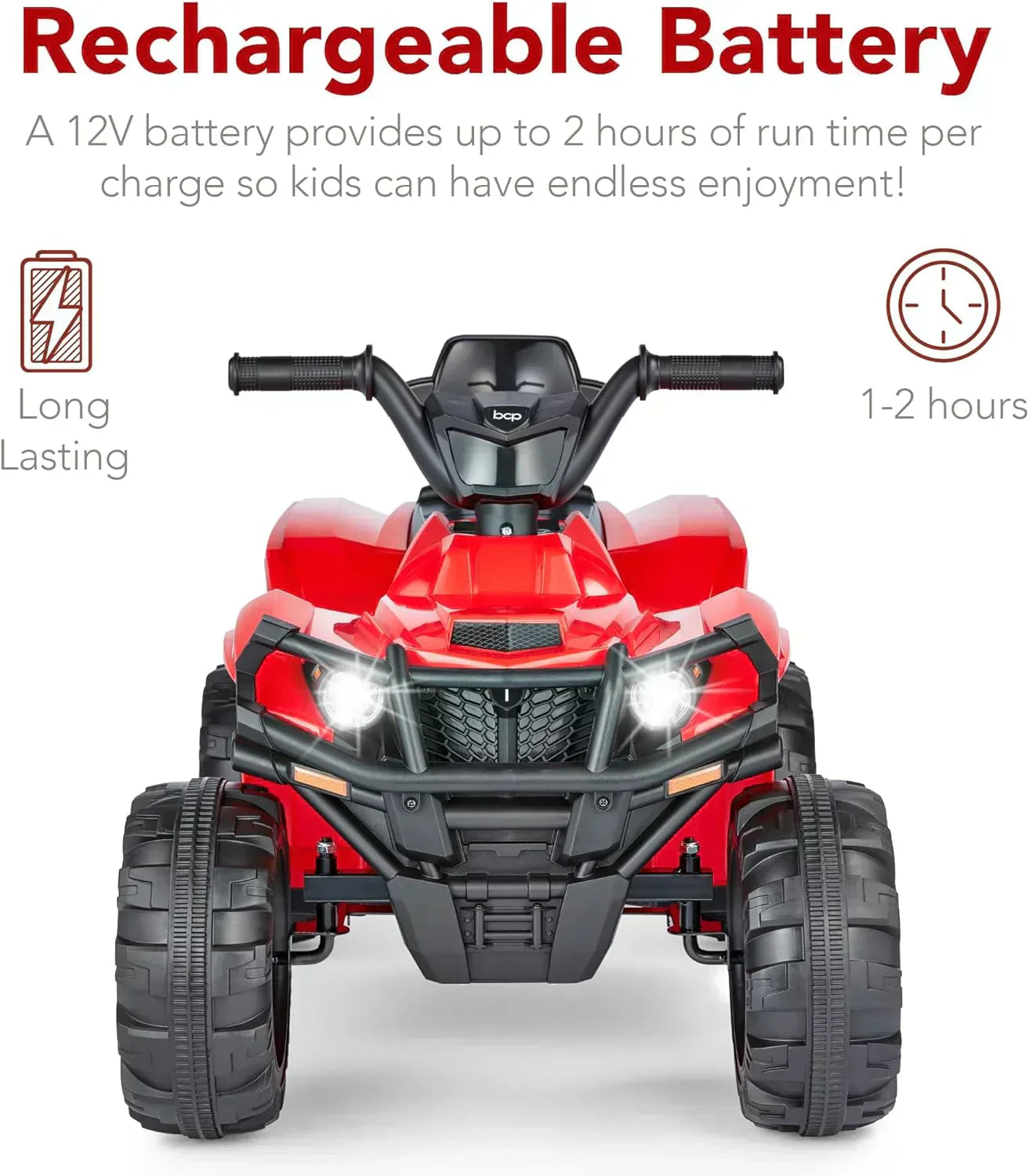 Best Choice Products 12V Kids Ride-On Electric ATV 4-Wheeler Quad Car Toy Bluetooth Audio wourant
