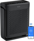 Large-room air purifier for home use with air quality monitor washable pre-filter wourant