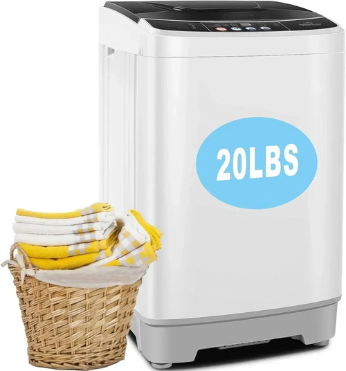 20Lbs Portable Washing Machine Nictemaw Portable Washer 2.8 Cu.ft Washer and Dryer Combo wourant
