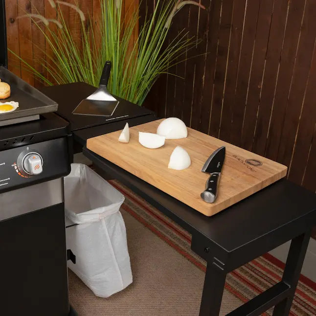 Blackstone 36" Culinary Cabinet Griddle with Side Table 4-Burner Liquid Propane Flat Top Grill wourant