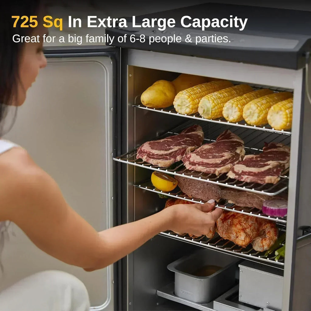 EAST OAK 30" Outdoor Electric Smoker Built-in meat probe smokes up to 6 times longer wourant