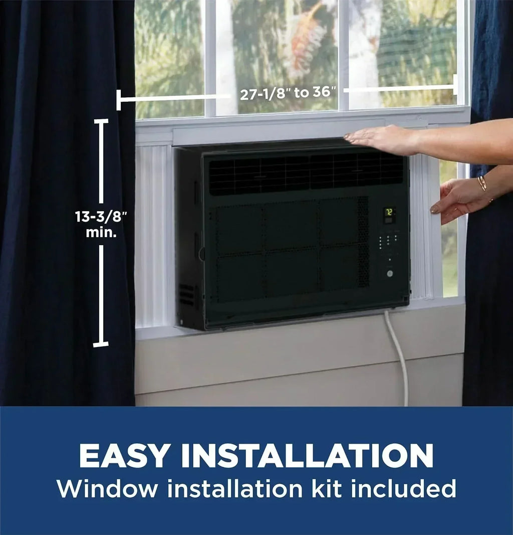 GE Window Air Conditioner Unit 6,000 BTU for Small Rooms up to 250 sq ft. with Adjustable Fan wourant