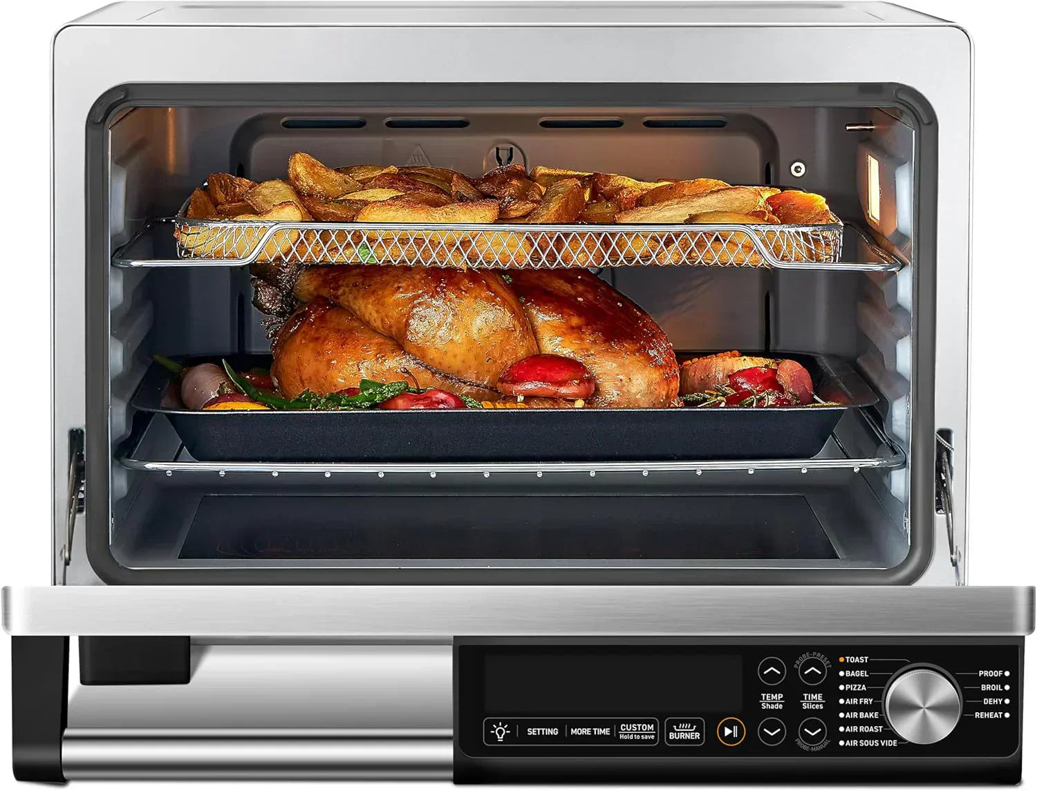 COSORI 11-in-1 air fryer 13-quart capacity combines grilling toasting baking and reheating wourant