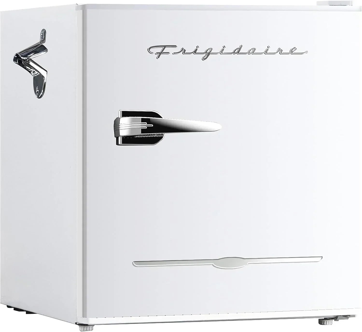 Frigidaire EFR176 Retro Compact Fridge with Chiller Mini Refrigerator Built-in Bottle Opener wourant