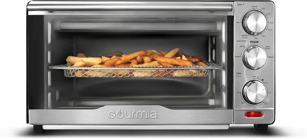 Gourmia Oven Air Fryer Combo with 17 Cooking Presets 24L Capacity Convection Rack wourant