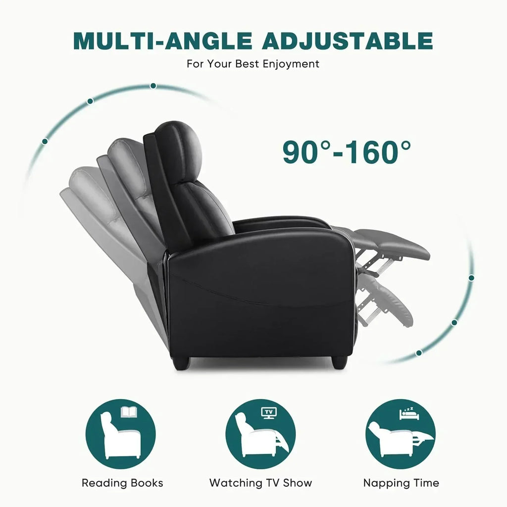 Swivel high-back rocking chair with footrest padded glider baby chair with comfortable deep seat wourant