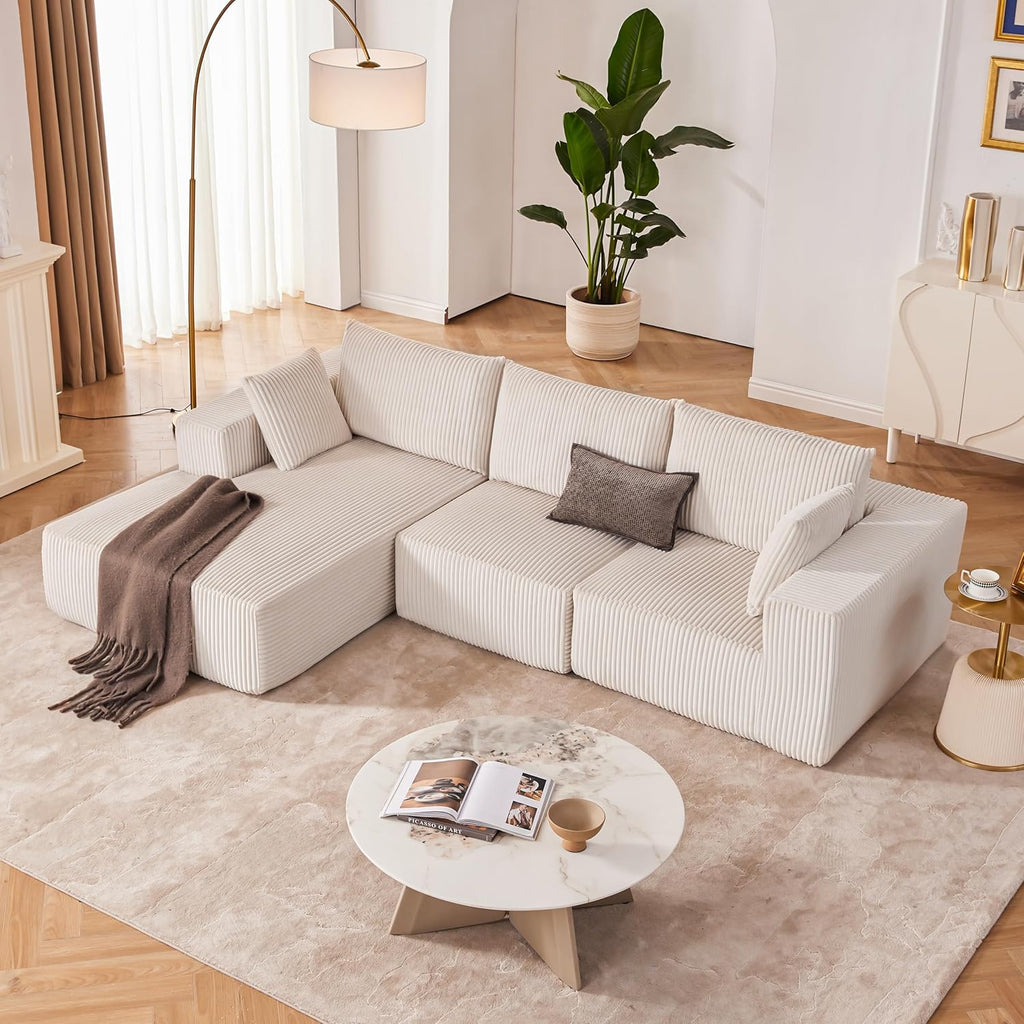 108 inch sectional sofa cloud sectional sofa with deep seat modern sectional L shaped sofa wourant