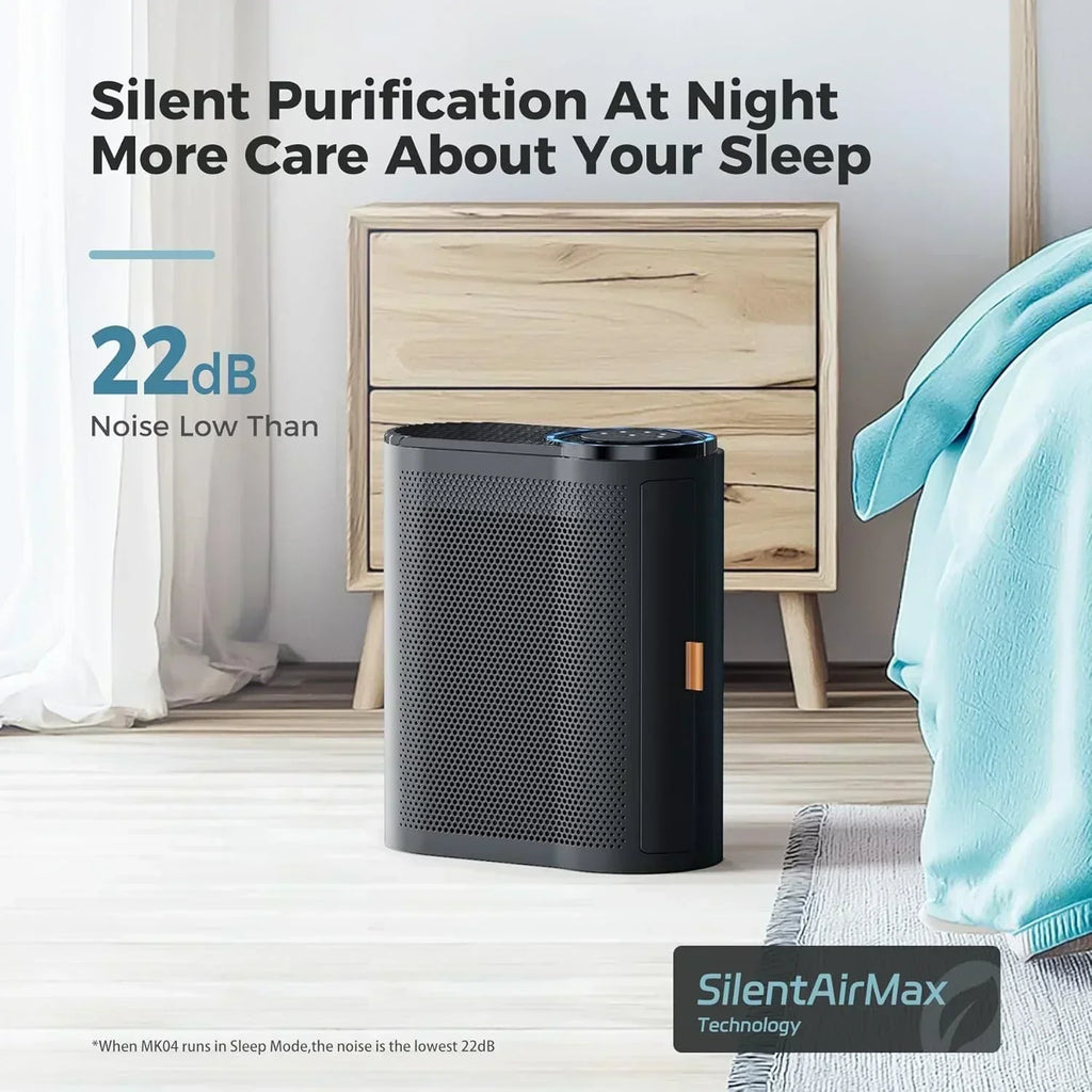 Home air purifier equipped with air quality sensor wourant