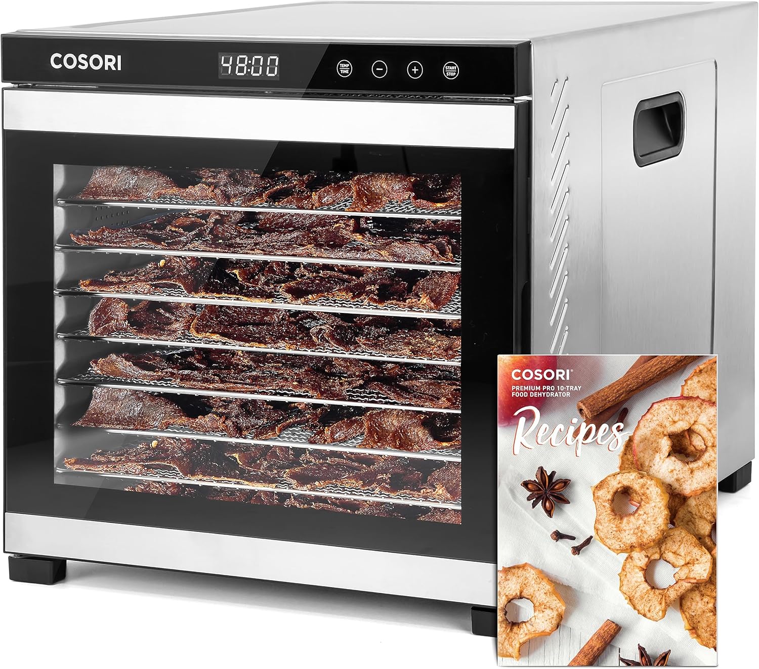COSORI Food Dehydrator Bigger Than 7 Trays With Large 6.5" Drying Space 600W Power wourant