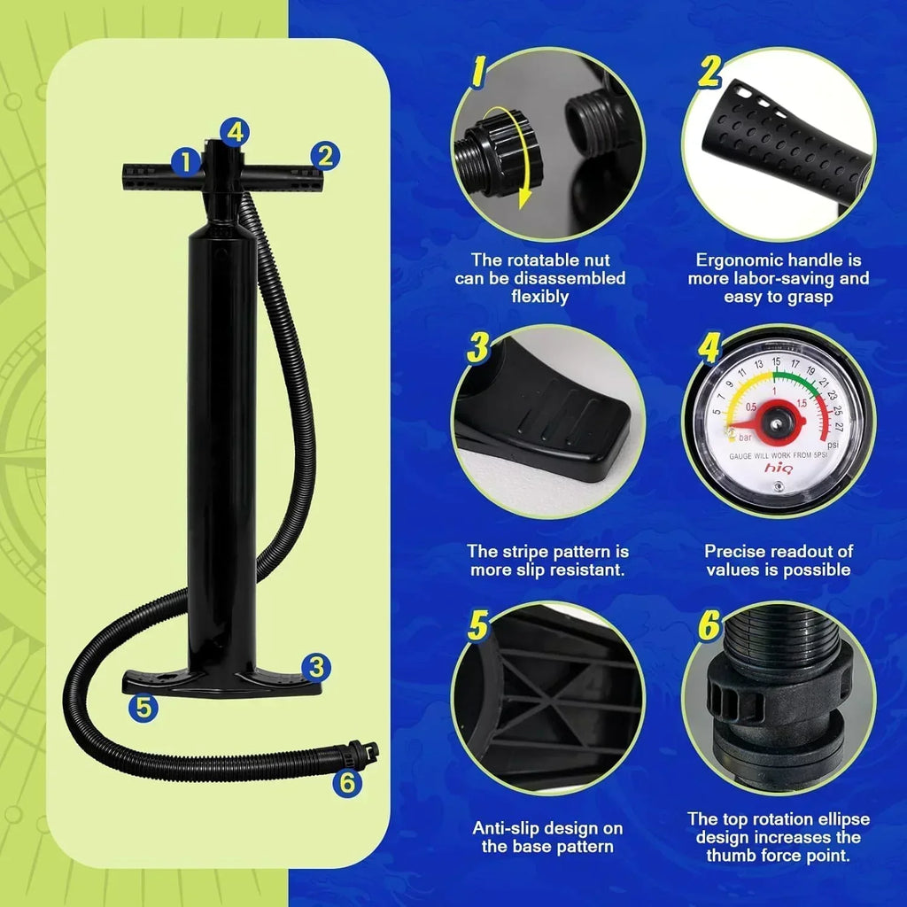 FunWater Inflatable Stand Up Paddle Board Premium SUP Paddle Accessories EVA Deck wourant