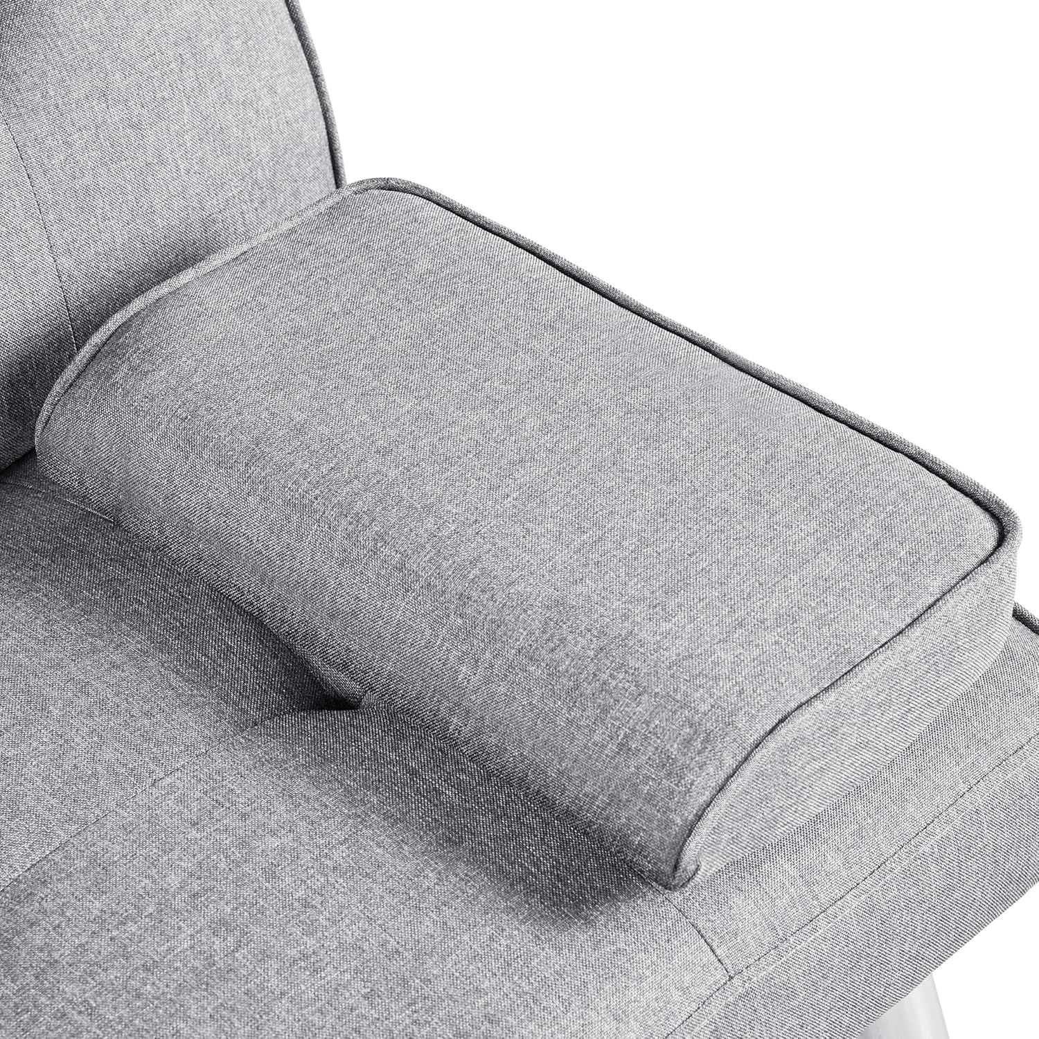 Yaheetech Convertible Sofa Bed Adjustable Couch Sleeper Modern Faux Leather Home Recliner Reversible Loveseat Folding Daybed Guest Bed, Removable Armrests, Cup Holders, 3 Angles, 772lb Capacity, Brown wourant