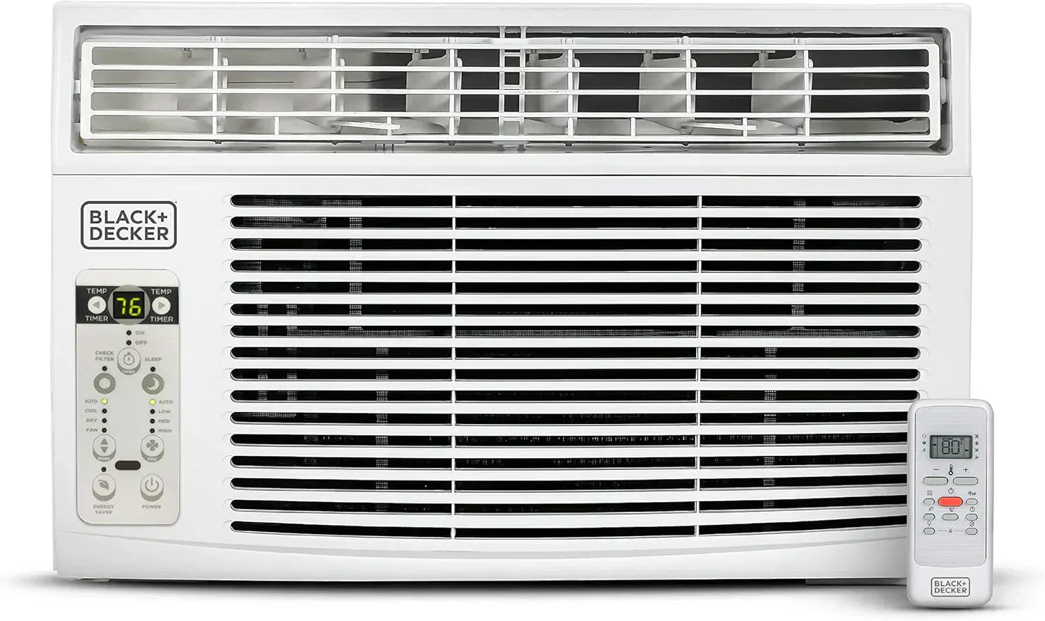 BLACK+DECKER Window Air Conditioner 5000 BTU Cools Up to 150 Square Feet AC Mechanical Controls wourant