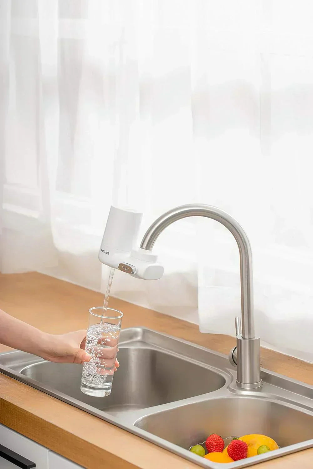 Reverse osmosis water filter countertop Philips 5-inch water filtration system purifier wourant